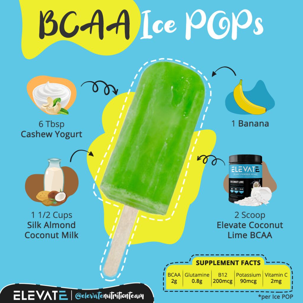 Coconut Lime BCAA Ice Pop