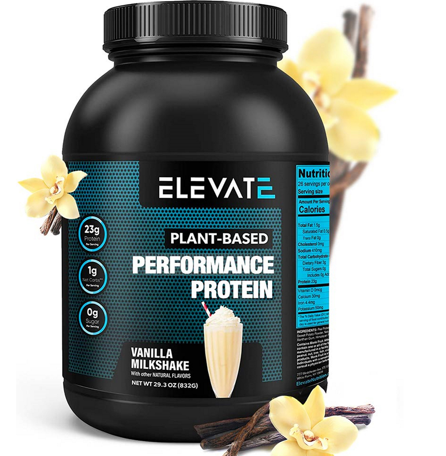 Elevate Vanilla Plant-Based Performance Protein