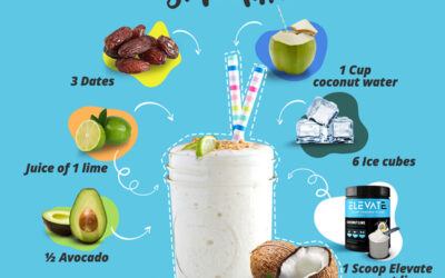 Plant-Based Coconut Lime BCAA Smoothie