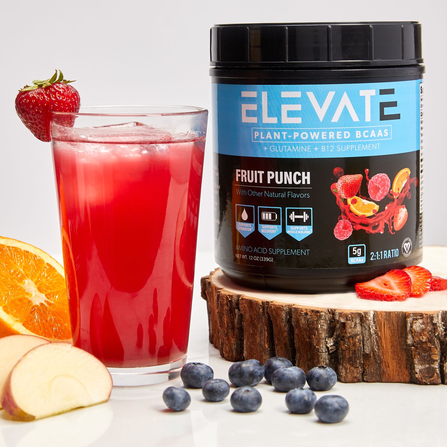 fruit punch plant based bcaa pop up