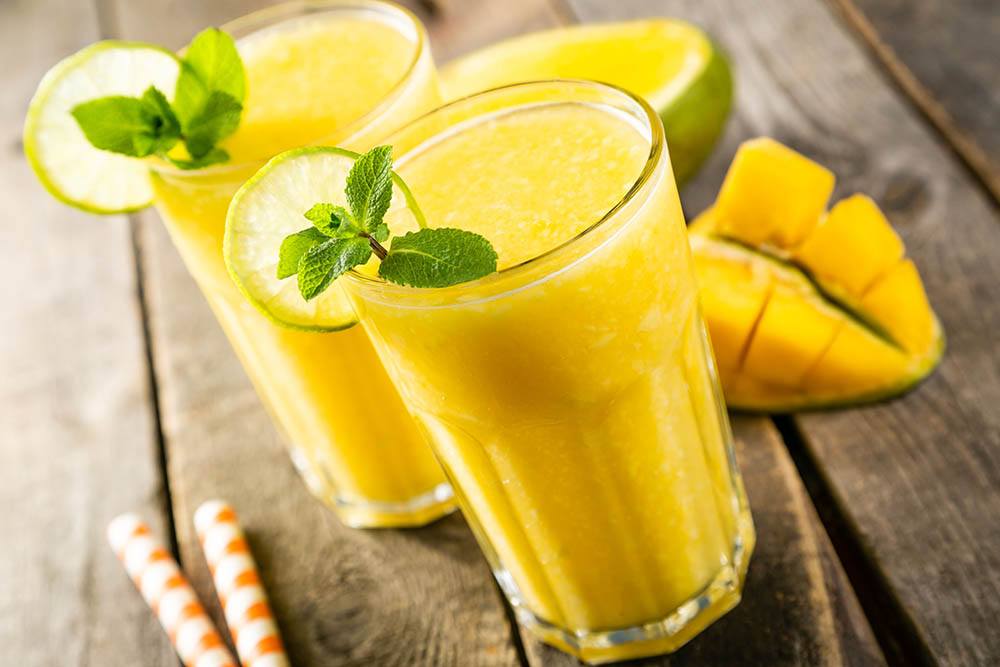 Mango Banana Protein Smoothie